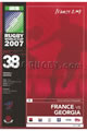France v Georgia 2007 rugby  Programmes