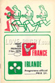 France v Ireland 1976 rugby  Programmes