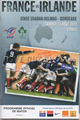 France v Ireland 2011 rugby  Programme