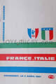 France v Italy 1961 rugby  Programmes