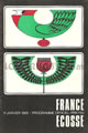 France v Scotland 1969 rugby  Programmes