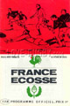 France v Scotland 1975 rugby  Programme