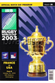 France v USA 2003 rugby  Programme