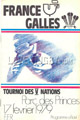France v Wales 1979 rugby  Programme