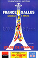 France v Wales 1999 rugby  Programmes