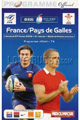France v Wales 2009 rugby  Programme