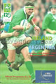 Ireland v Argentina 1999 rugby  Programmes