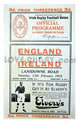 Ireland v England 1932 rugby  Programmes