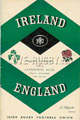 Ireland v England 1965 rugby  Programme