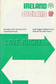 Ireland v England 1973 rugby  Programme