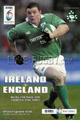 Ireland v England 2003 rugby  Programmes