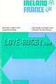 Ireland v France 1973 rugby  Programmes