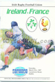 Ireland v France 1987 rugby  Programmes