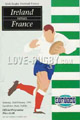 Ireland v France 1991 rugby  Programme