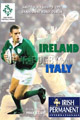 Ireland v Italy 1997 rugby  Programme