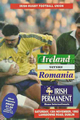 Ireland v Romania 1993 rugby  Programme