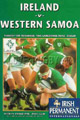 Ireland v Samoa 1996 rugby  Programme
