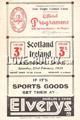 Ireland v Scotland 1935 rugby  Programmes