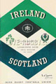 Ireland v Scotland 1962 rugby  Programme