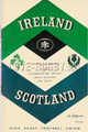 Ireland v Scotland 1966 rugby  Programmes