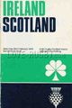 Ireland v Scotland 1970 rugby  Programmes