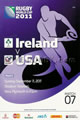 Ireland v USA 2011 rugby  Programmes