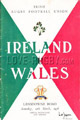 Ireland v Wales 1956 rugby  Programme