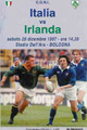 Italy v Ireland 1997 rugby  Programme