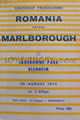 Marlborough Romania 1975 memorabilia