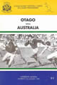 Otago v Australia 1982 rugby  