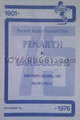 Penarth v Barbarians 1976 rugby  Programme