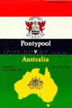 Pontypool v Australia 1981 rugby  Programme