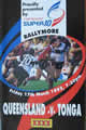 Queensland v Tonga 1995 rugby  Programme