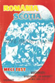 Romania v Scotland 1984 rugby  Programme