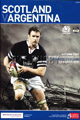 Scotland v Argentina 2005 rugby  Programmes