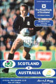 Scotland v Australia 1996 rugby  Programmes