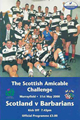 Scotland v Barbarians 2000 rugby  Programme