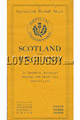 Scotland v England 1923 rugby  Programmes