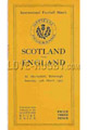 Scotland v England 1927 rugby  Programme