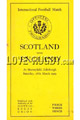 Scotland v England 1929 rugby  Programmes