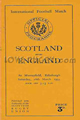 Scotland v England 1935 rugby  Programmes