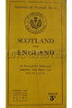 Scotland v England 1937 rugby  Programme