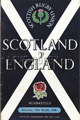 Scotland v England 1960 rugby  Programme