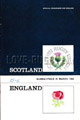 Scotland v England 1964 rugby  Programmes