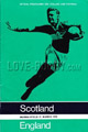 Scotland v England 1970 rugby  Programmes