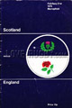 Scotland v England 1976 rugby  Programmes