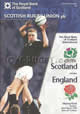 Scotland v England 1998 rugby  Programmes