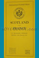 Scotland v France 1931 rugby  Programme