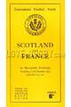 Scotland v France 1950 rugby  Programmes