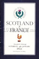 Scotland v France 1954 rugby  Programmes